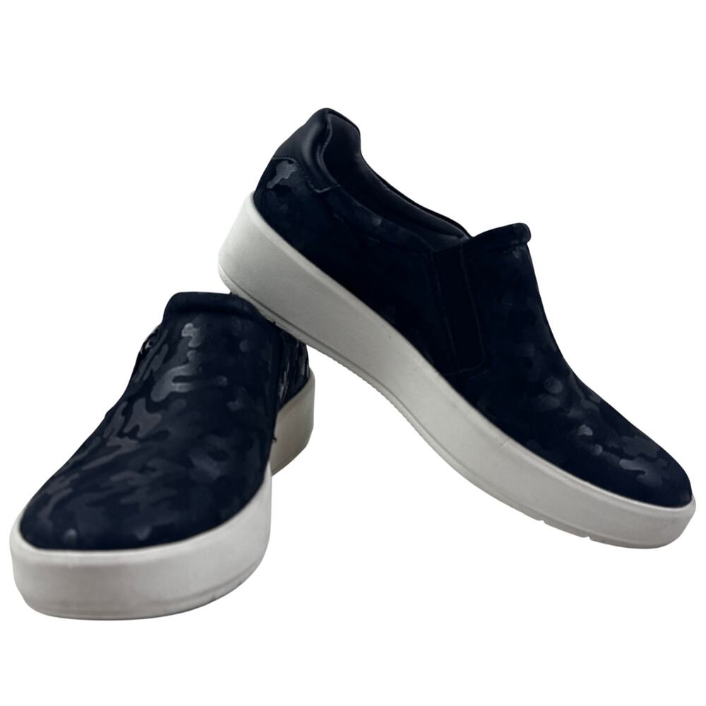 Collection by Clarks Cushion Feel Black Camo Comfort Sneakers Women's Size 8